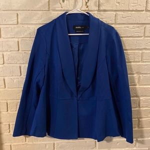 Studio Uptown Premium Ponte Stretch Peplum Blazer